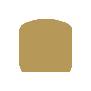 Square top rail profile