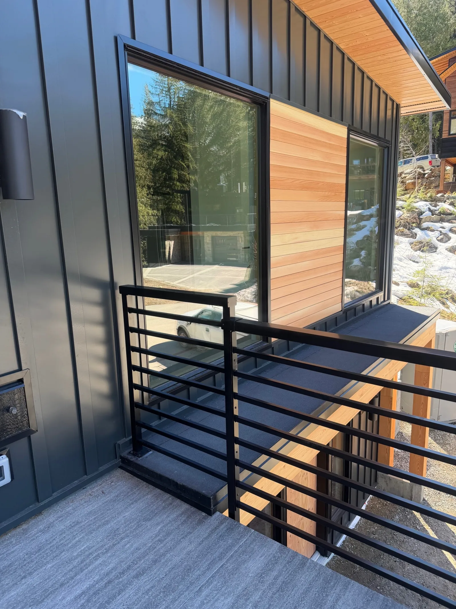 Custom railing installation
