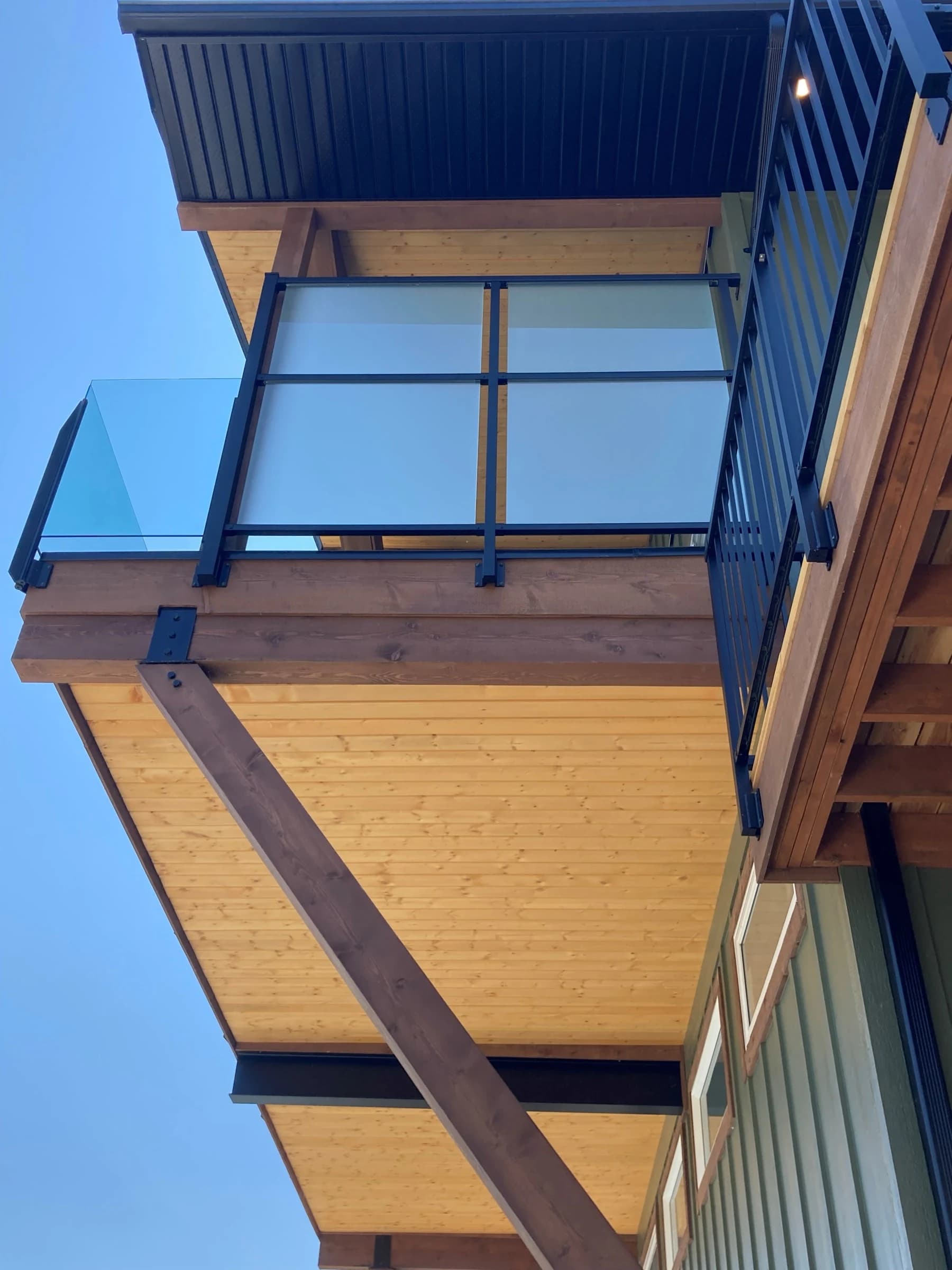 Double Glass Mid Rail System