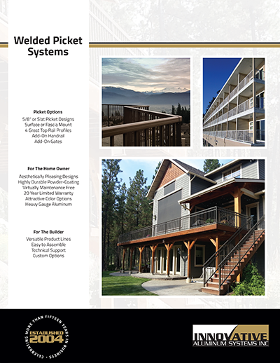 Welded Picket Rail Brochure